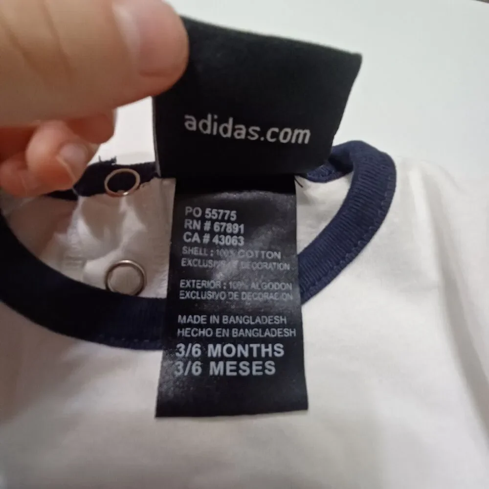 New York Yankees Adidas Shirt Girls 3 6 Months Blue‎ Scoop Neck Cap Sleeves Logo